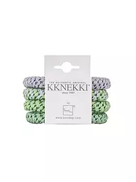 KKNEKKI | Haargummi 4er Pkg BUNDLE 20 | hellgrün