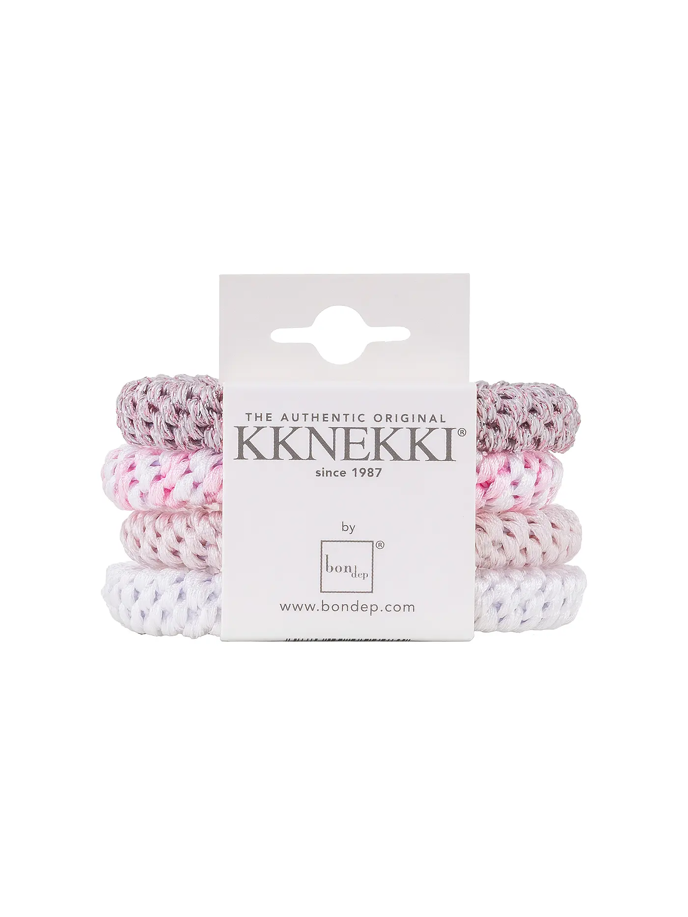 KKNEKKI | Haargummi 4er Pkg BUNDLE 4 | rosa