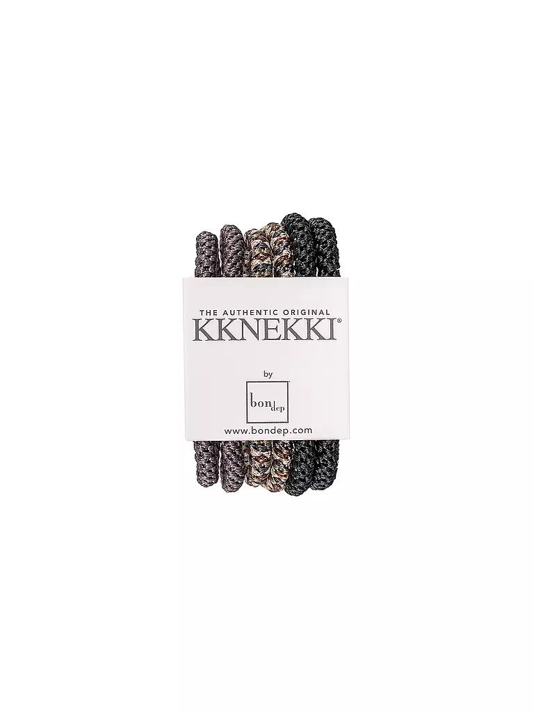 KKNEKKI | Haargummi 6er Pkg BUNDLE 4 | schwarz