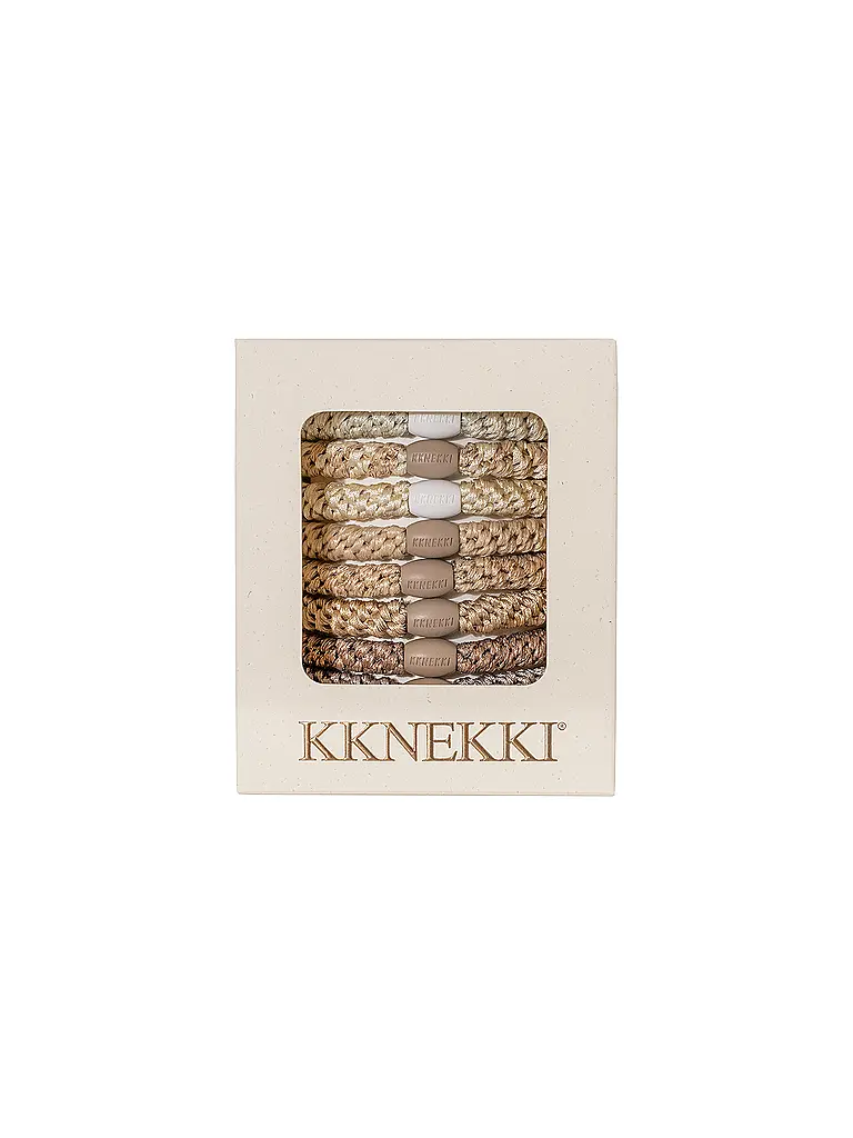 KKNEKKI | Haargummi 8er Pkg. NUDE EDITION | Beige
