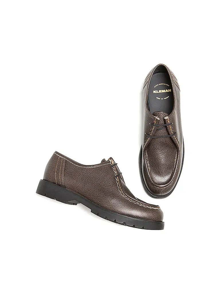 KLEMAN | Schnürschuhe PADROR B VGT | Braun