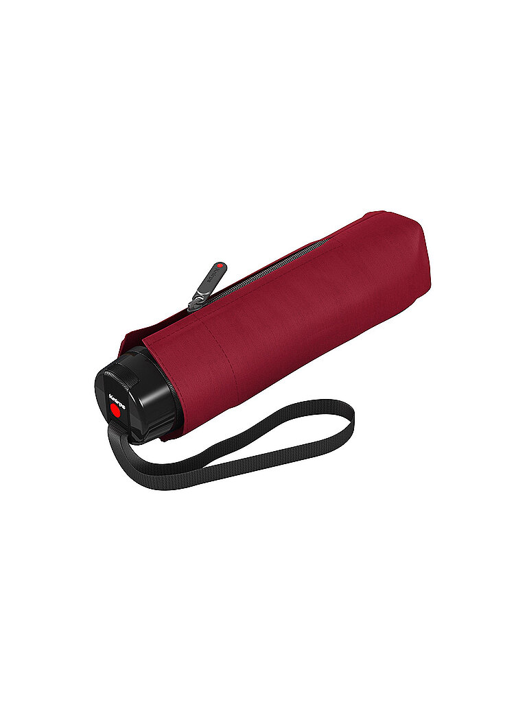 Knirps T.020 Taschenschirm 19,5 cm, Dunkelrot, one size
