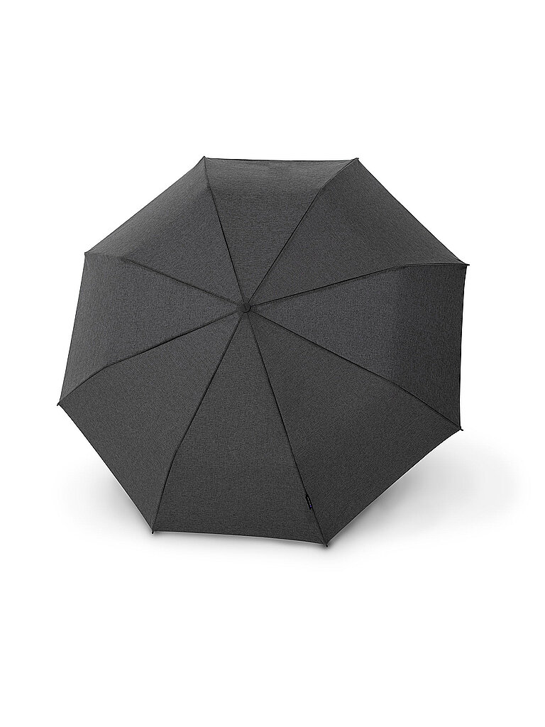 KNIRPS Regenschirm Chrome Matt Duomatic schwarz