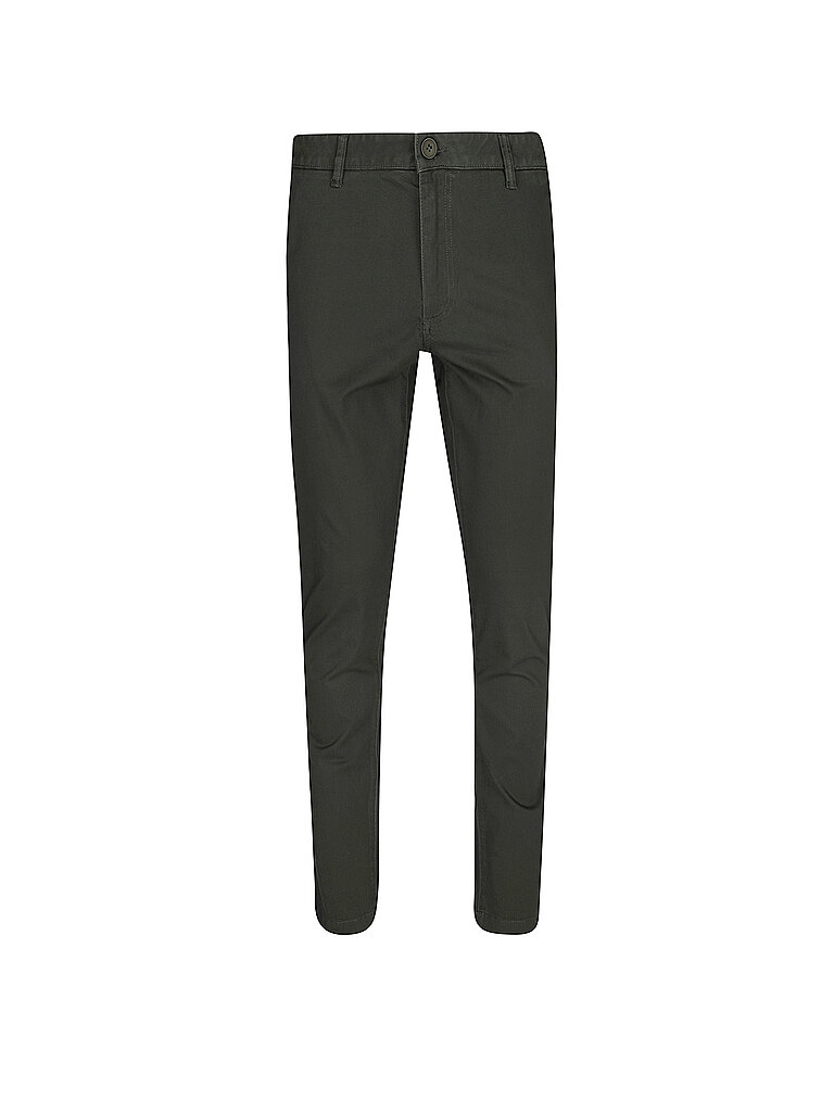 KNOWLEDGE COTTON APPAREL Chino LUCA dunkelgrün | 29/L32