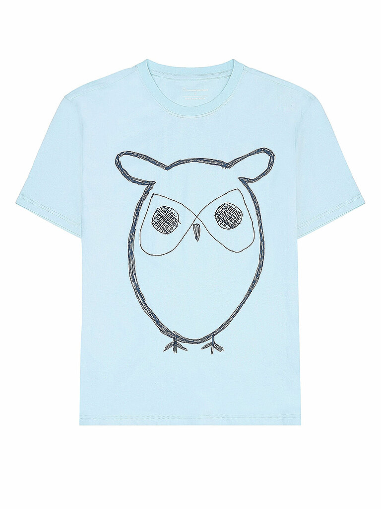 KNOWLEDGE COTTON APPAREL T-Shirt BIG OWL – Knowledge Cotton Apparel
