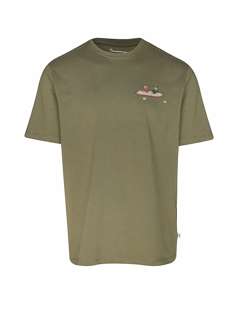 KNOWLEDGE COTTON APPAREL T-Shirt TEE KAJAK – Knowledge Cotton Apparel
