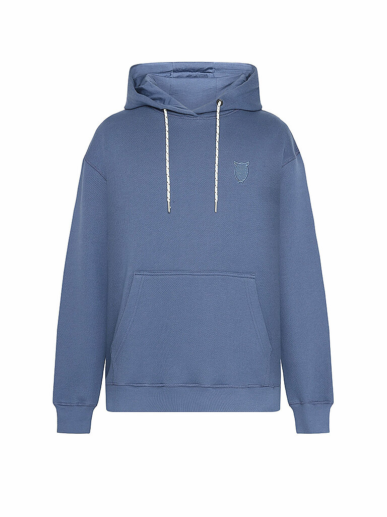 KNOWLEDGE COTTON APPAREL Kapuzensweater - Hoodie blau | XL