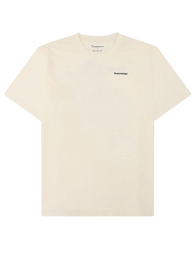 KNOWLEDGE COTTON APPAREL T-Shirt BACKPRINT MOUNTAIN – Knowledge Cotton Apparel
