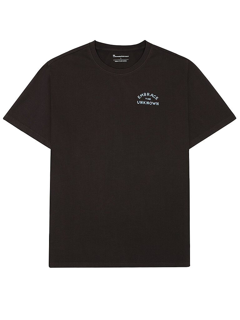 KNOWLEDGE COTTON APPAREL T-Shirt BACKPRINT CAMP LIFE – Knowledge Cotton Apparel