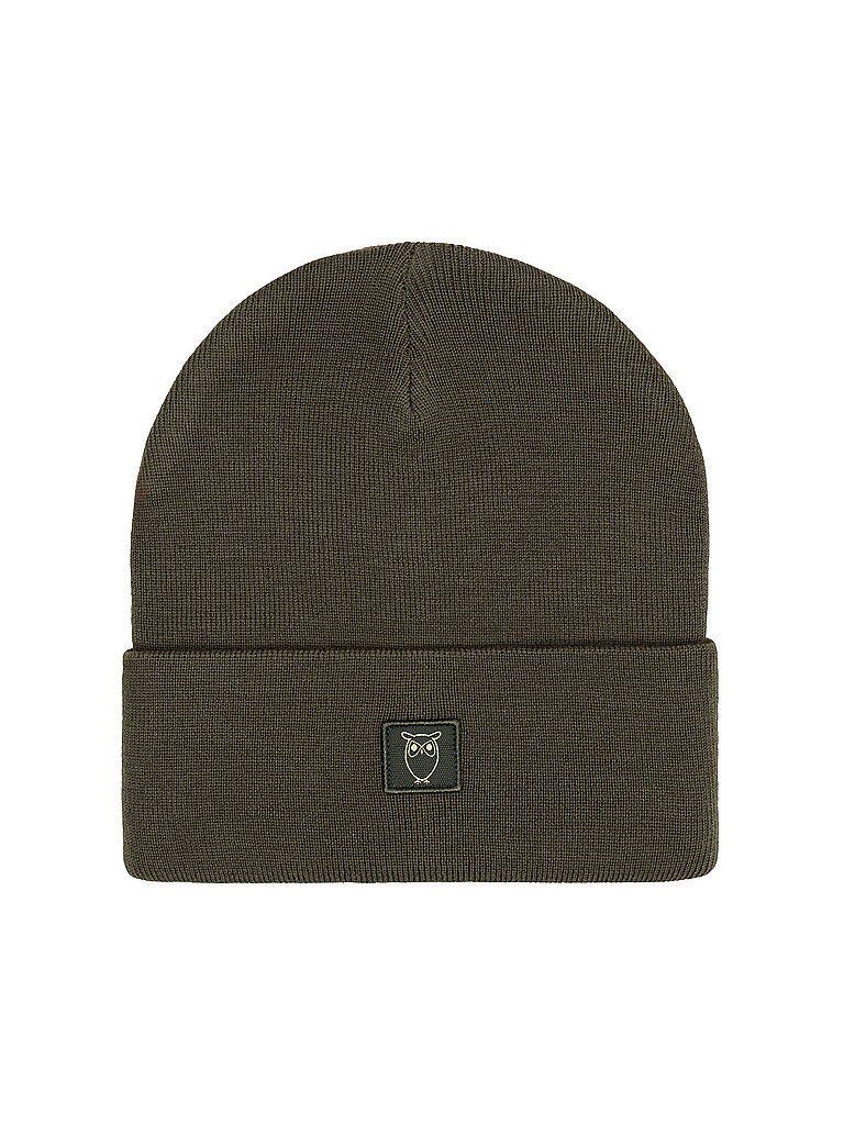Doppelschicht-Buttonmütze KnowledgeCotton Apparel Merino