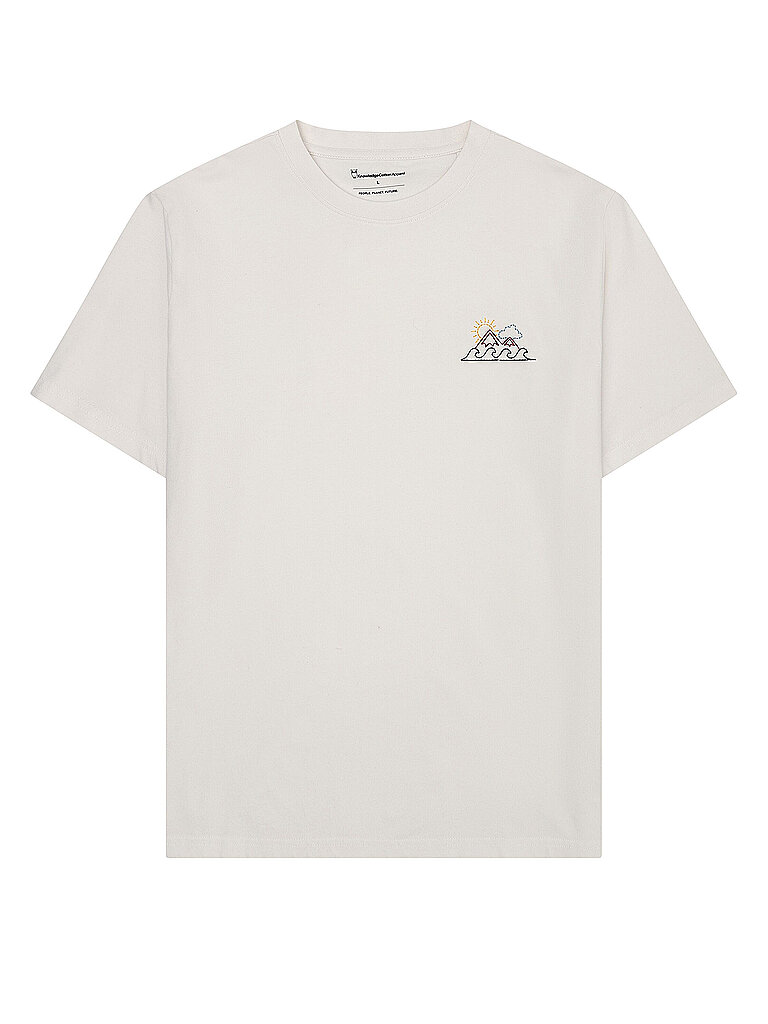 Bio-Baumwoll-T-Shirt mit Print KnowledgeCotton Apparel