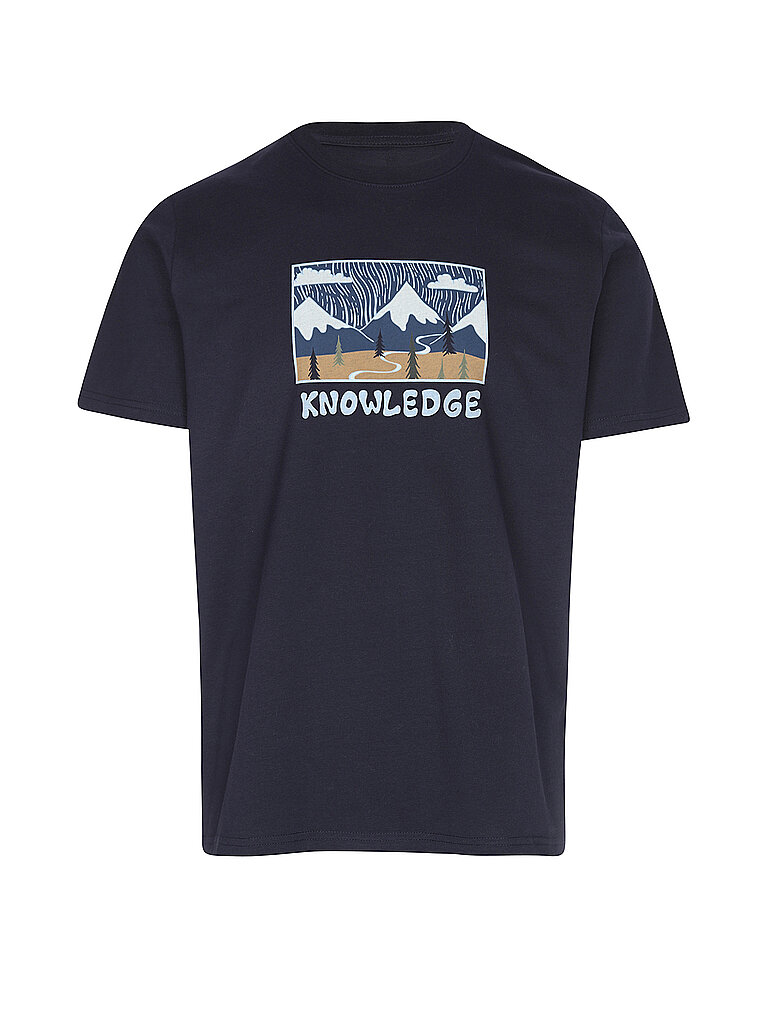 Bio-Baumwolle Front Druck T-Shirt KnowledgeCotton Apparel