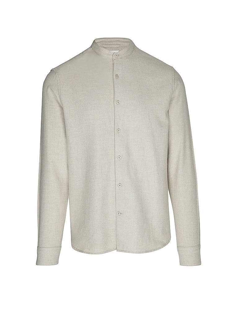 KNOWLEDGE COTTON APPAREL Flanellhemd  beige | L