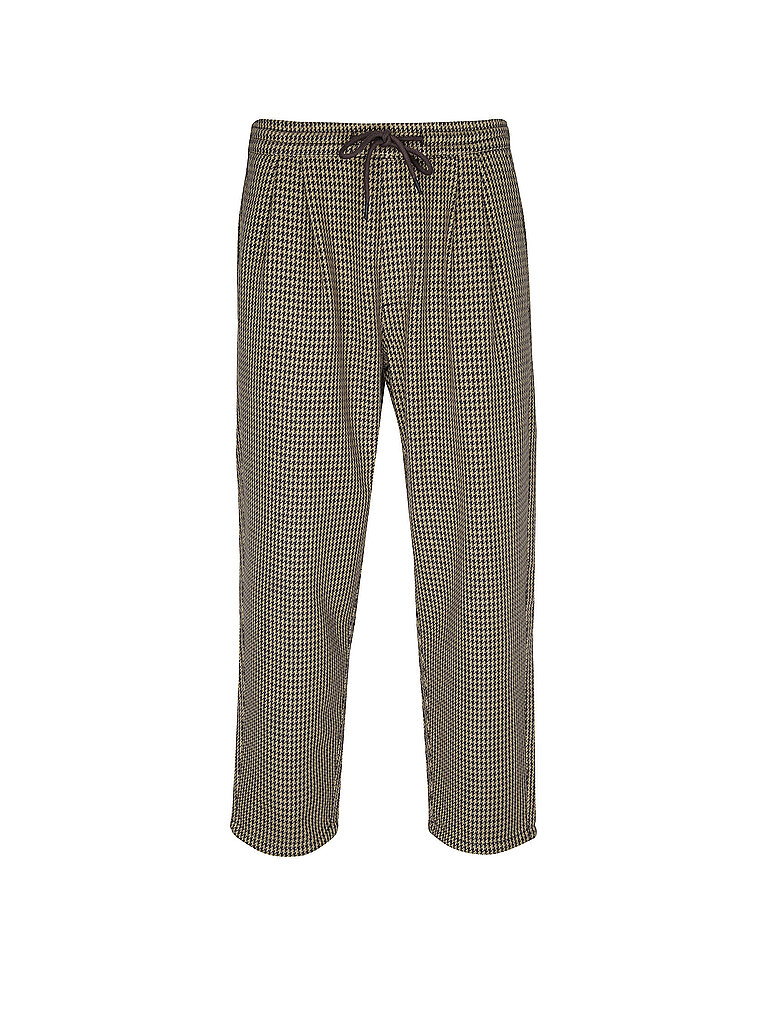 Lässige Hose KnowledgeCotton Apparel Ozone Houndtooth