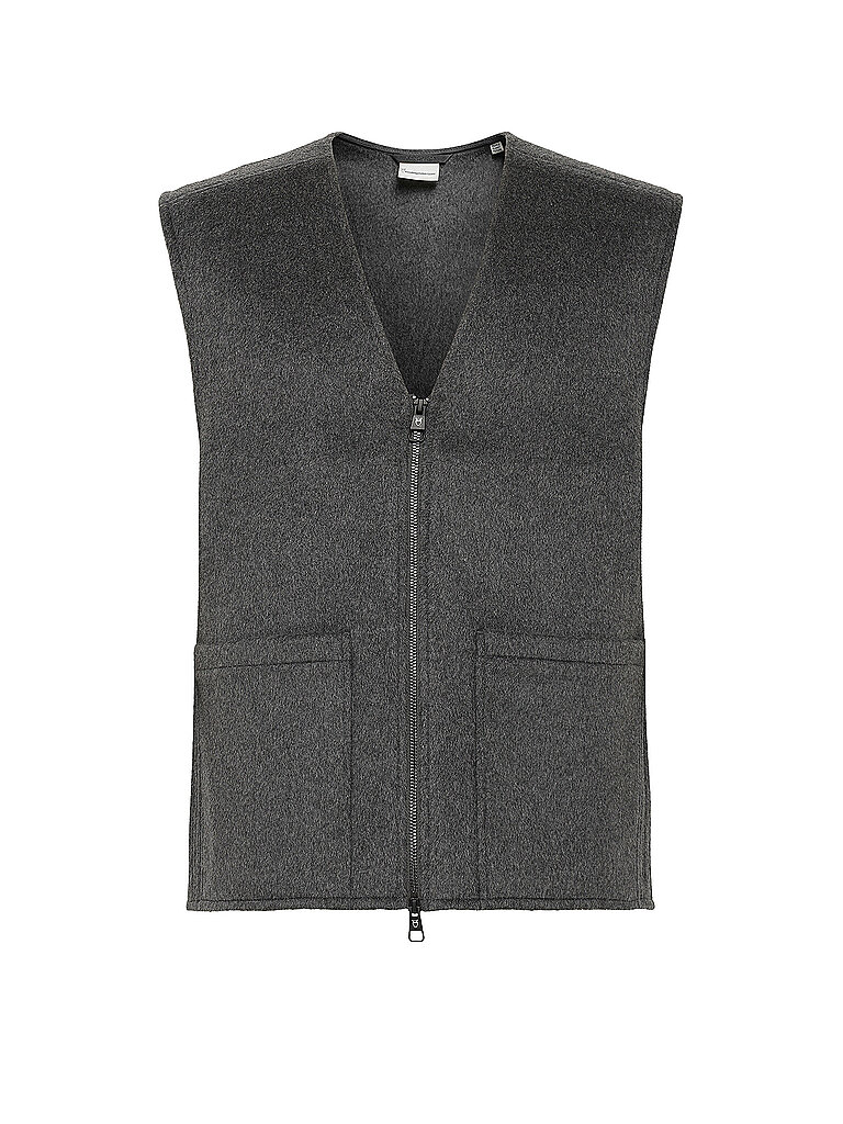 Wollweste ohne Ärmel KnowledgeCotton Apparel