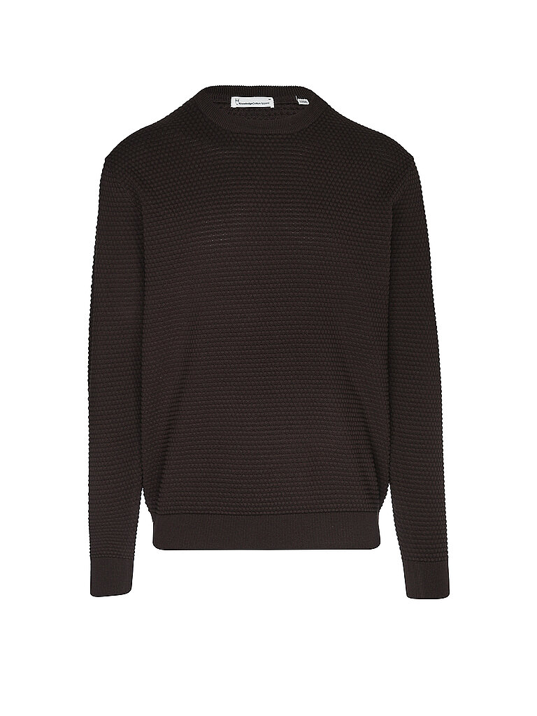 KNOWLEDGE COTTON APPAREL Pullover VAGN braun | S