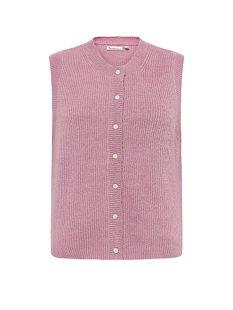Ärmellose Damenstrickjacke KnowledgeCotton Apparel