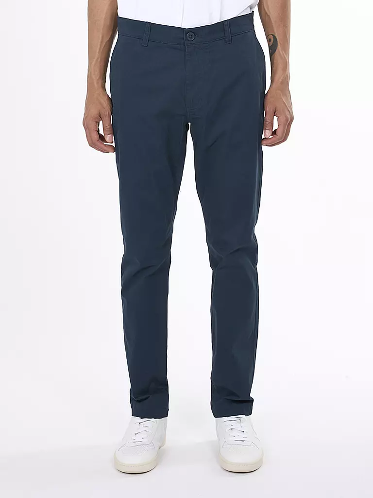 KNOWLEDGE COTTON APPAREL | Chino LUCA | dunkelgrün