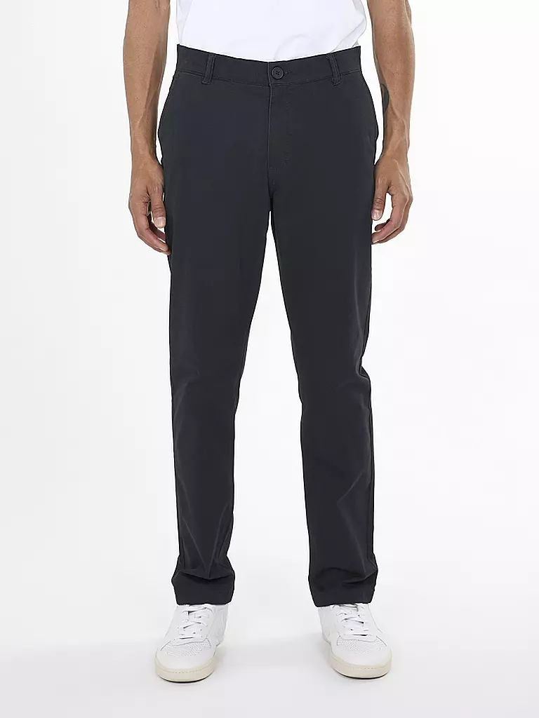 KNOWLEDGE COTTON APPAREL | Chino LUCA | dunkelgrün