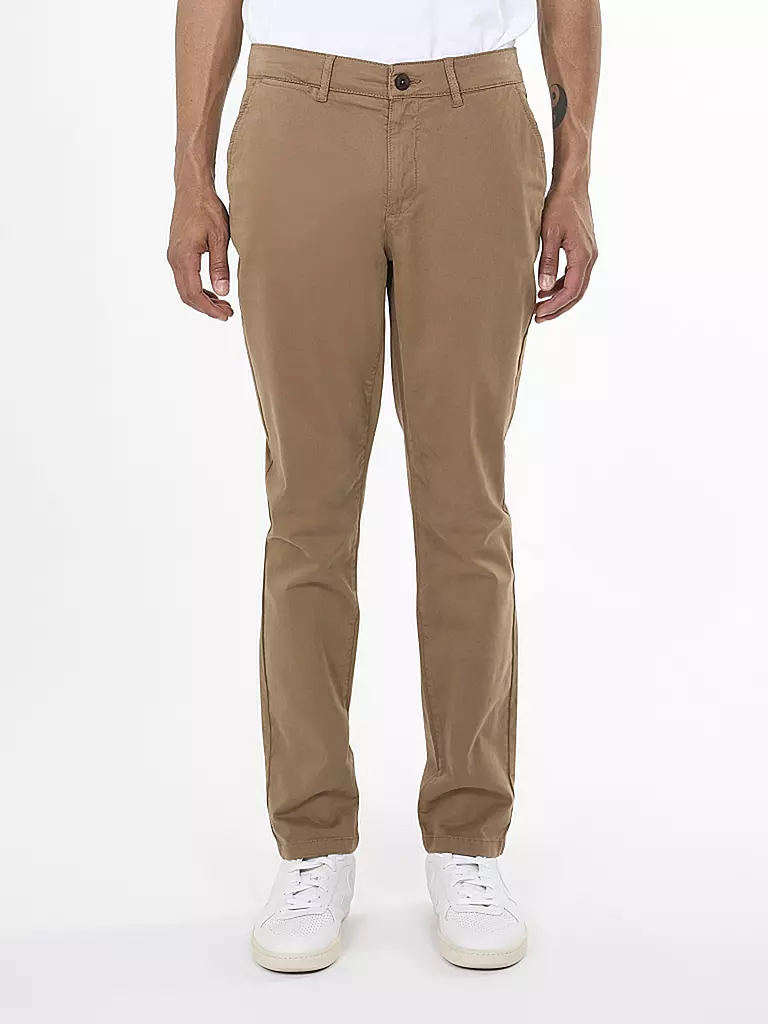 KNOWLEDGE COTTON APPAREL | Chino LUCA | dunkelgrün