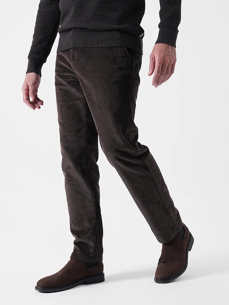 KNOWLEDGE COTTON APPAREL | Cordhose CHUCK  | Braun