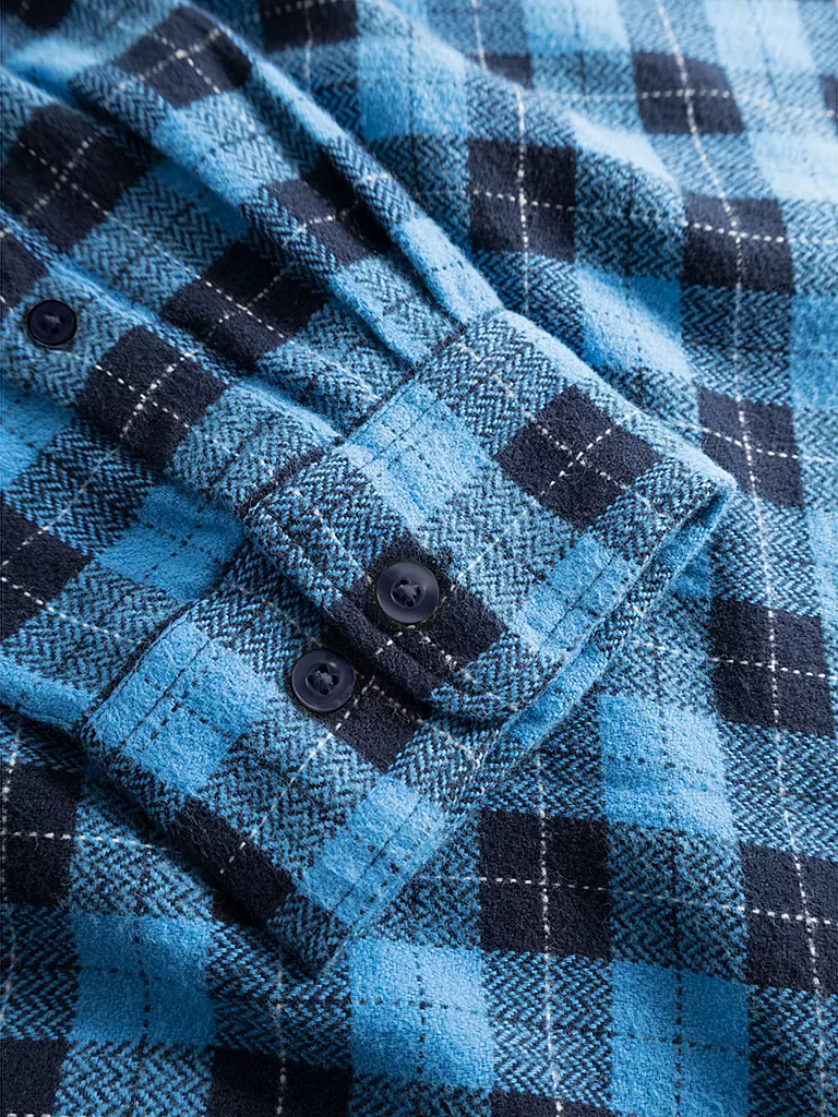 KNOWLEDGE COTTON APPAREL | Hemd Loose Fit | hellblau