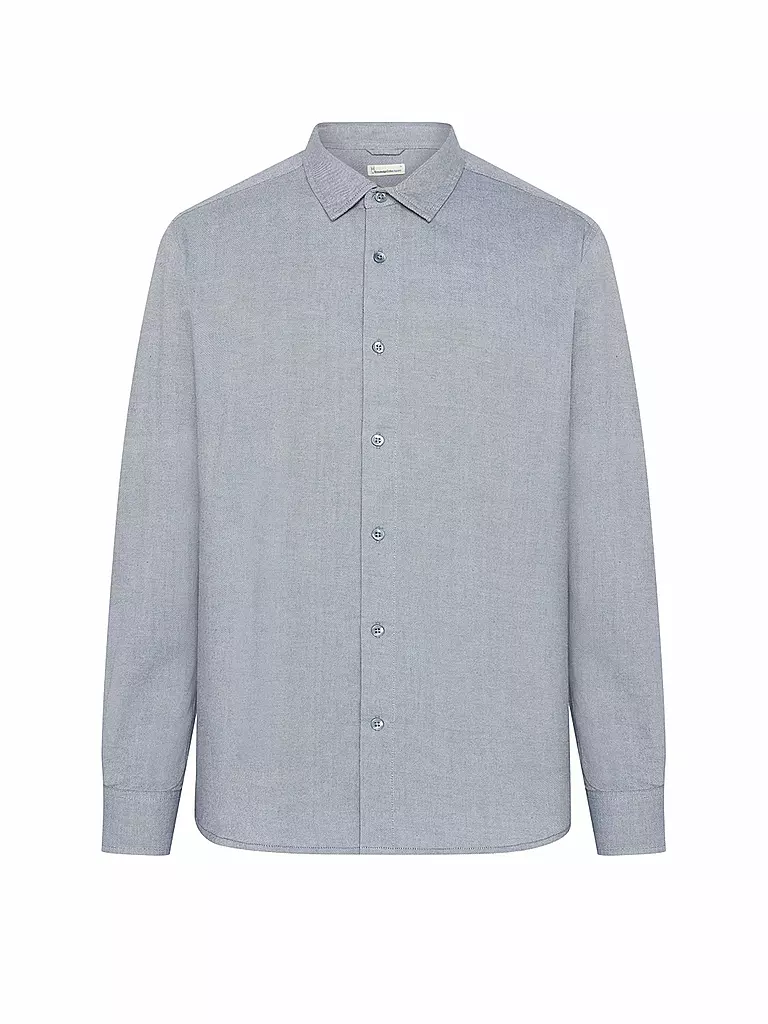 KNOWLEDGE COTTON APPAREL | Hemd Regular Fit  | blau