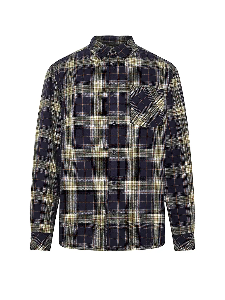 KNOWLEDGE COTTON APPAREL | Hemd Regular Fit  | blau