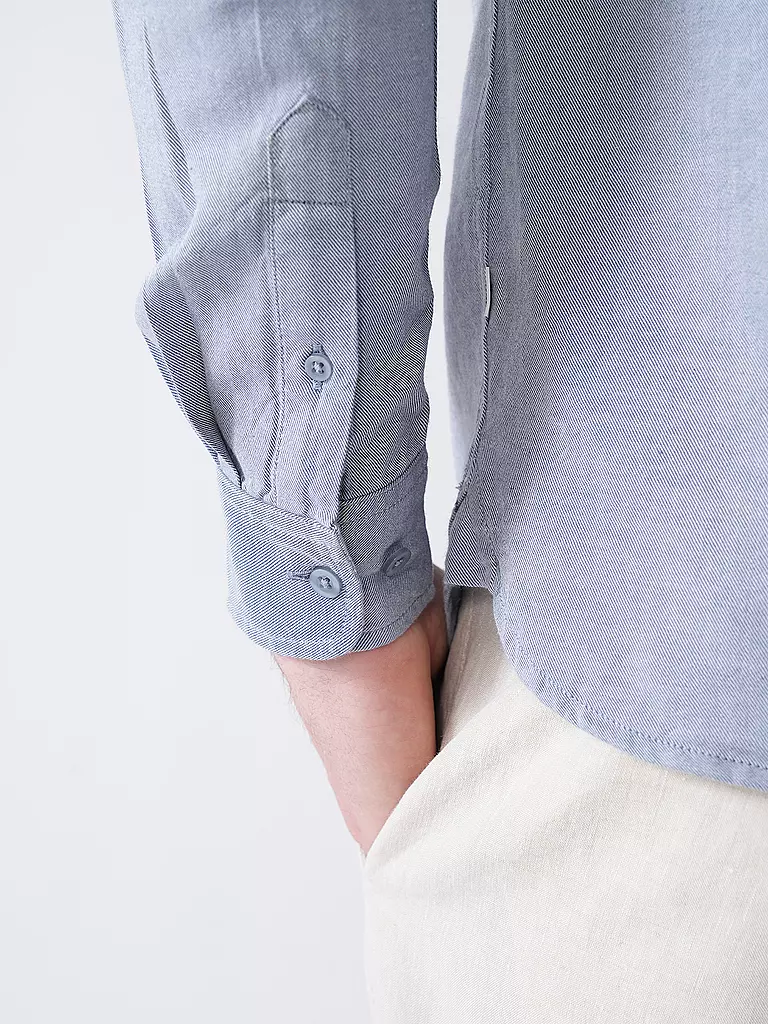 KNOWLEDGE COTTON APPAREL | Hemd Regular Fit  | blau