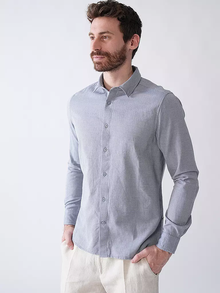 KNOWLEDGE COTTON APPAREL | Hemd Regular Fit | olive