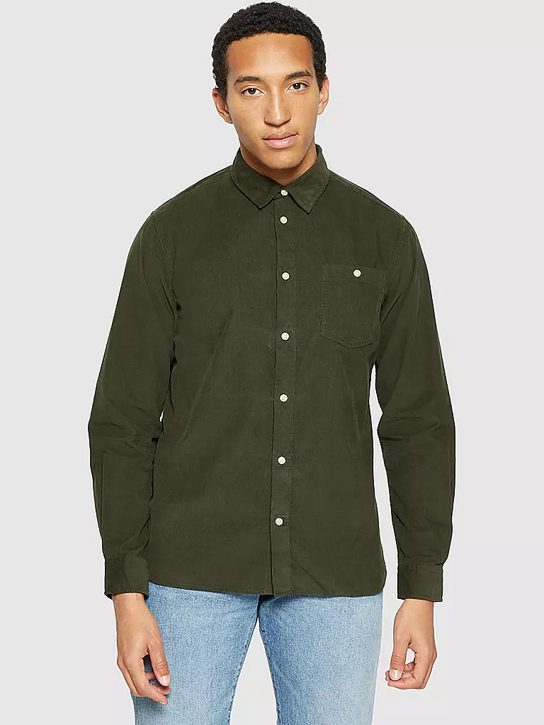 KNOWLEDGE COTTON APPAREL | Hemd Regular Fit | dunkelrot
