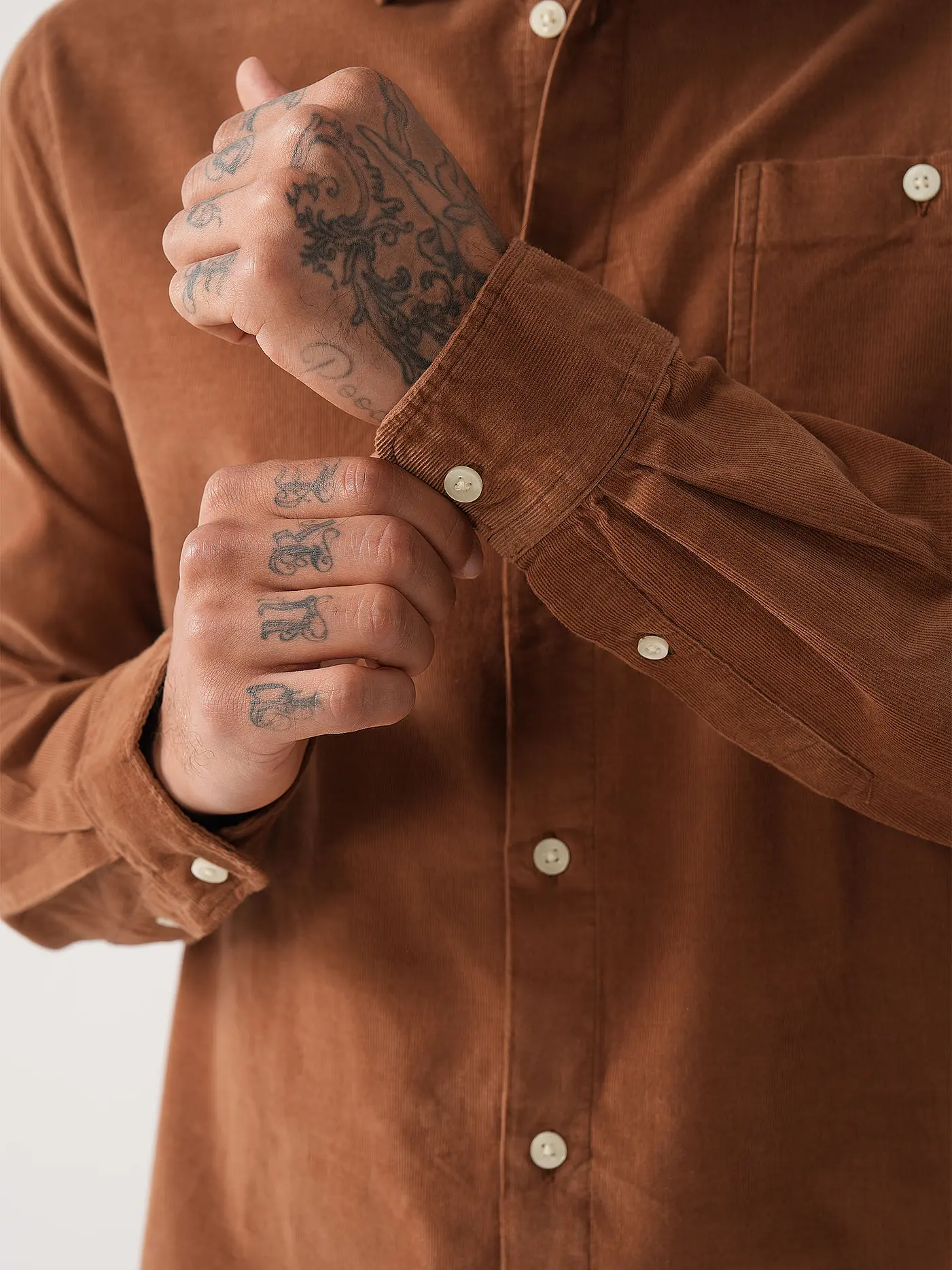 KNOWLEDGE COTTON APPAREL | Hemd Regular Fit | camel