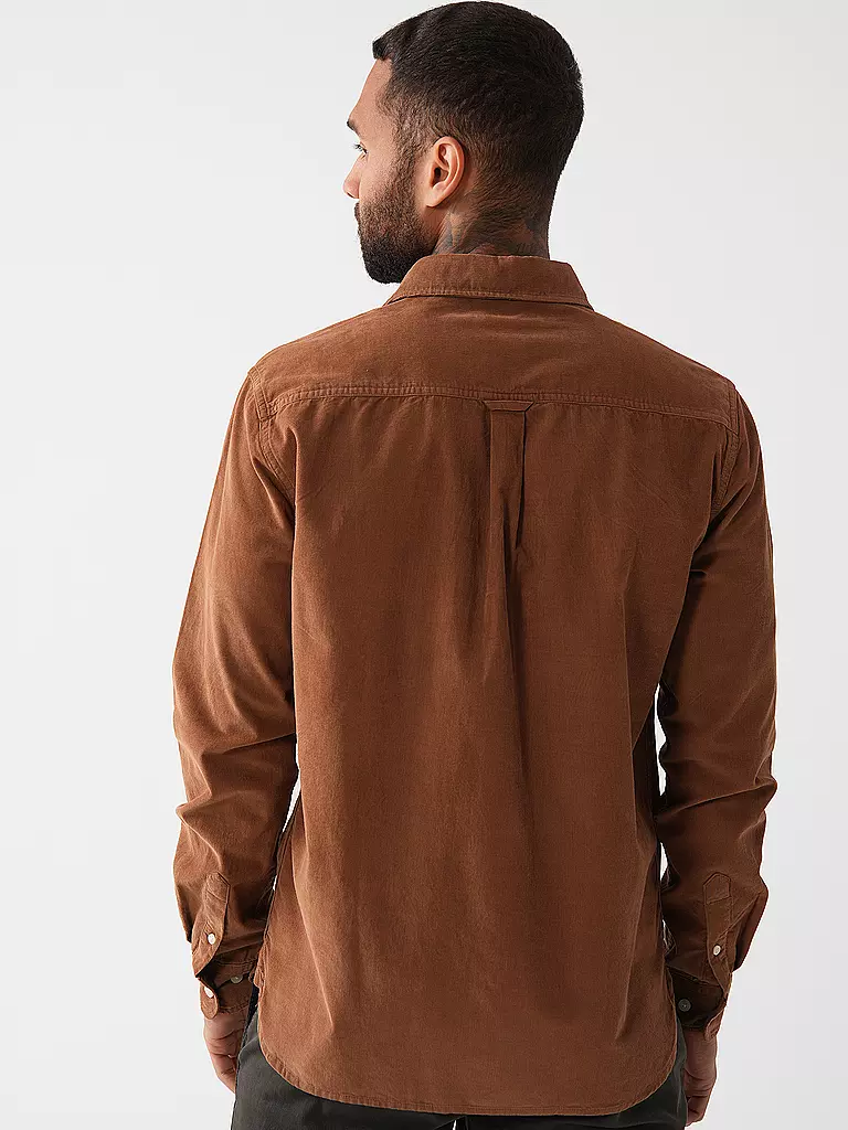 KNOWLEDGE COTTON APPAREL | Hemd Regular Fit | camel