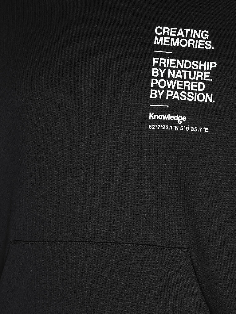 KNOWLEDGE COTTON APPAREL | Kapuzensweater - Hoodie  | schwarz