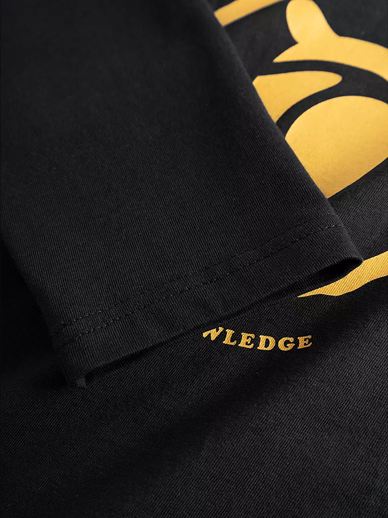 KNOWLEDGE COTTON APPAREL | Langarmshirt  | schwarz