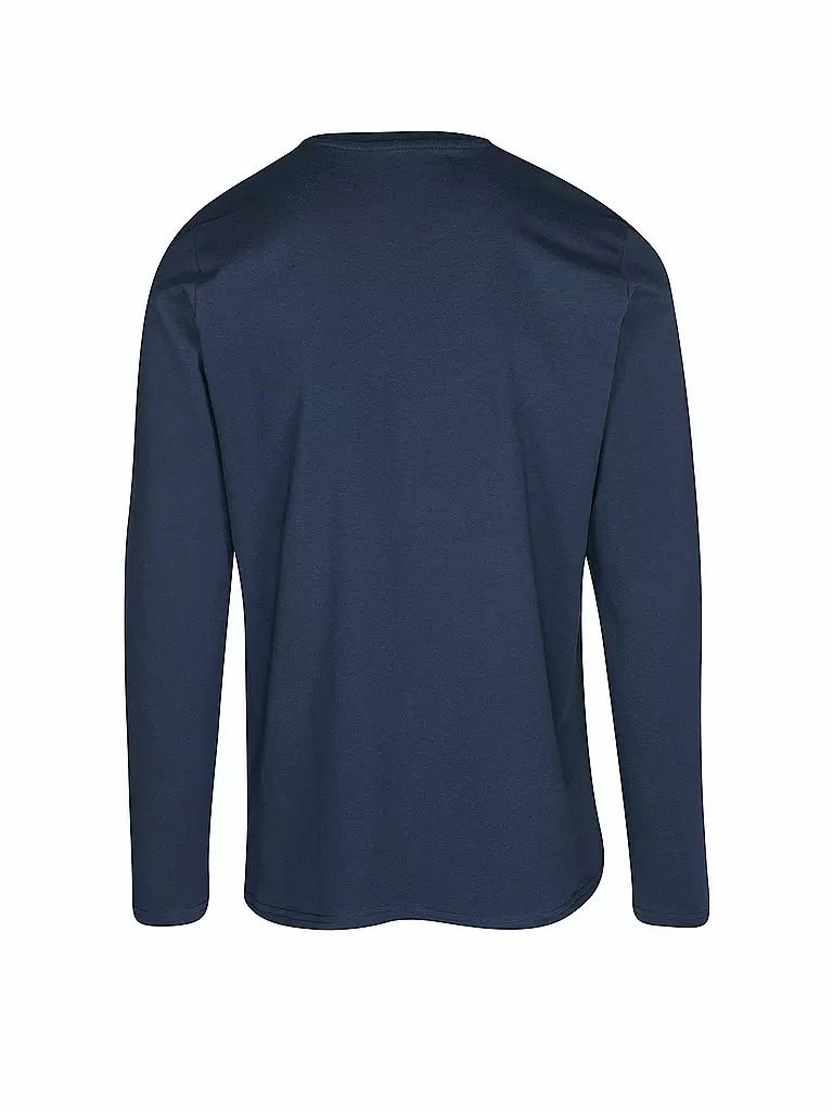 KNOWLEDGE COTTON APPAREL | Langarmshirt Regular Fit | blau