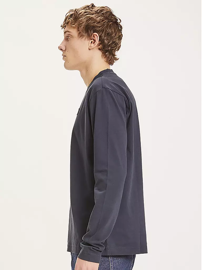 KNOWLEDGE COTTON APPAREL | Langarmshirt | blau