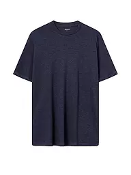KNOWLEDGE COTTON APPAREL | Leinen T-Shirt | blau