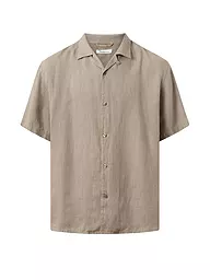 KNOWLEDGE COTTON APPAREL | Leinenhemd | beige