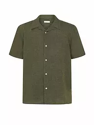 KNOWLEDGE COTTON APPAREL | Leinenhemd | olive