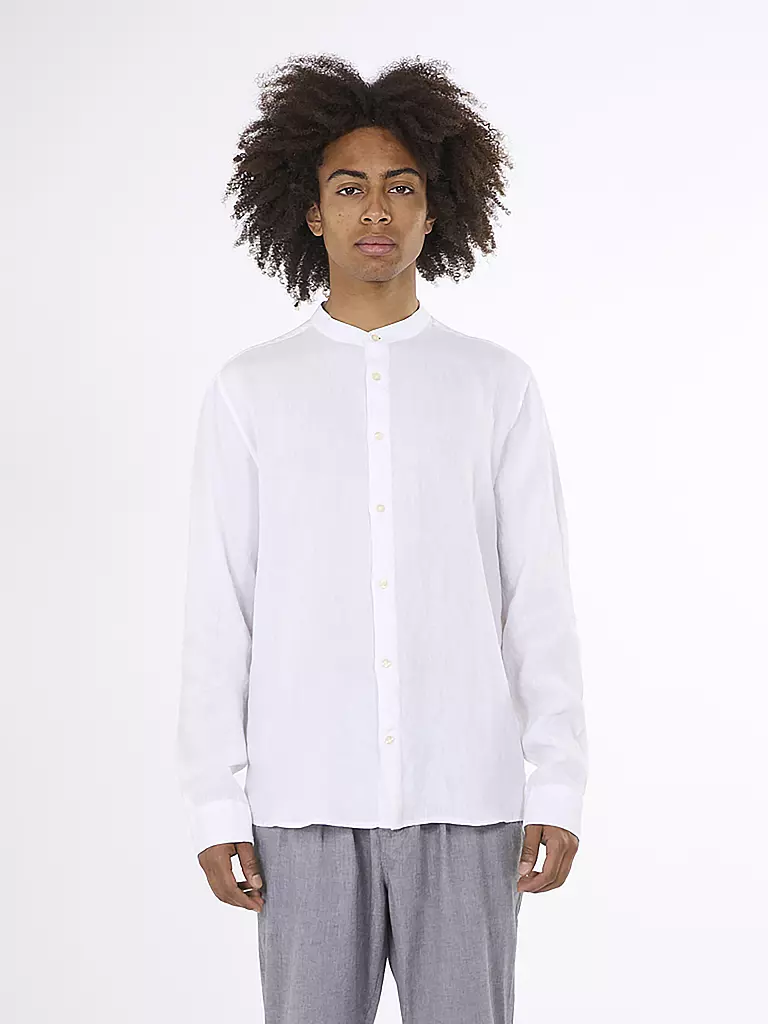 KNOWLEDGE COTTON APPAREL | Leinenhemd | grün