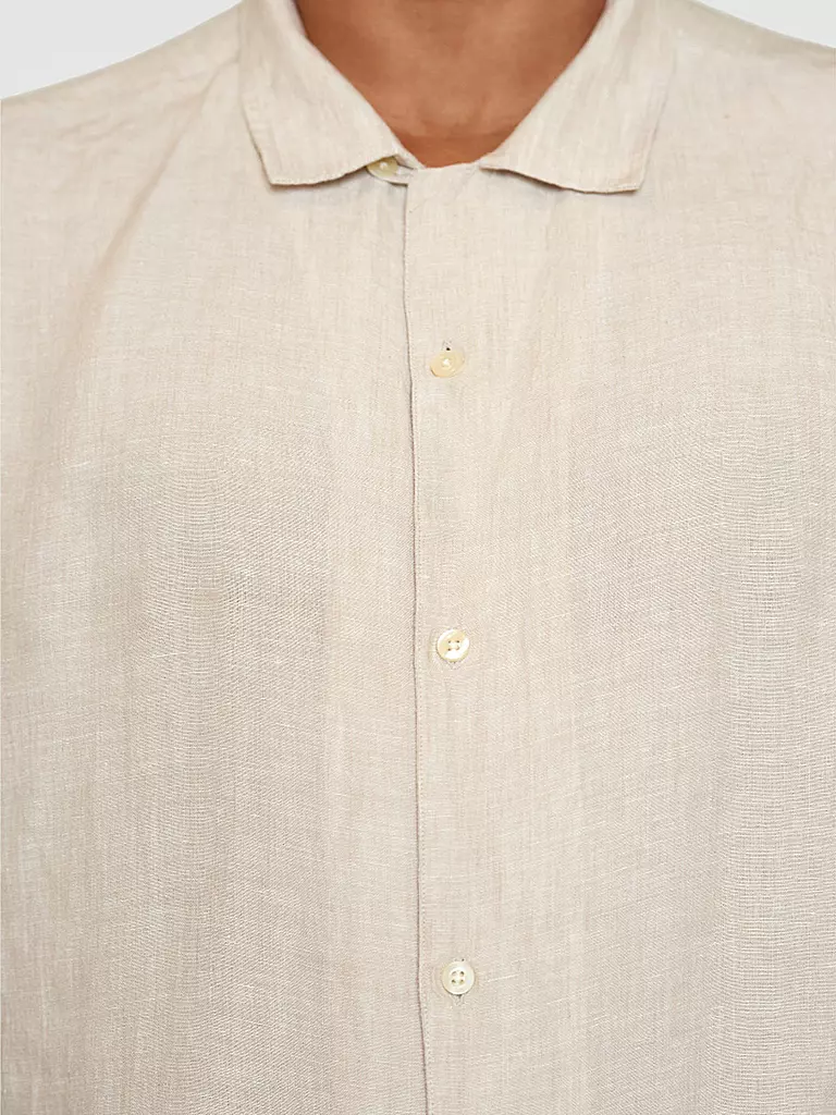 KNOWLEDGE COTTON APPAREL | Leinenhemd | dunkelblau