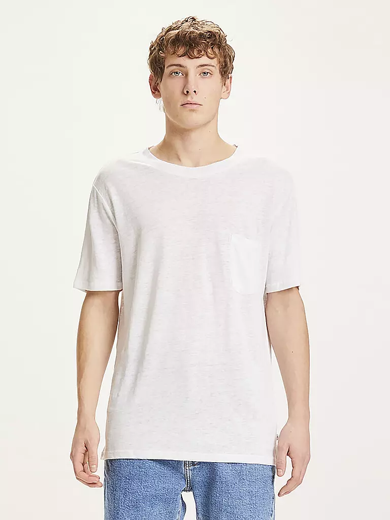 KNOWLEDGE COTTON APPAREL | Leinenshirt  | weiss