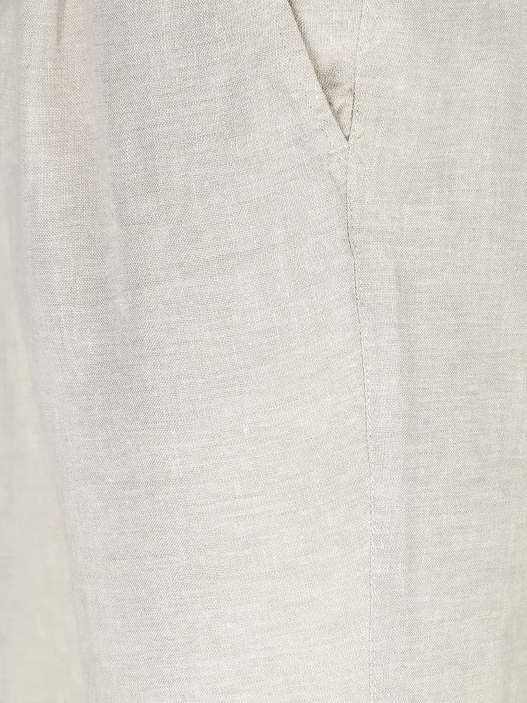 KNOWLEDGE COTTON APPAREL | Leinenshorts Loose Fit  | beige