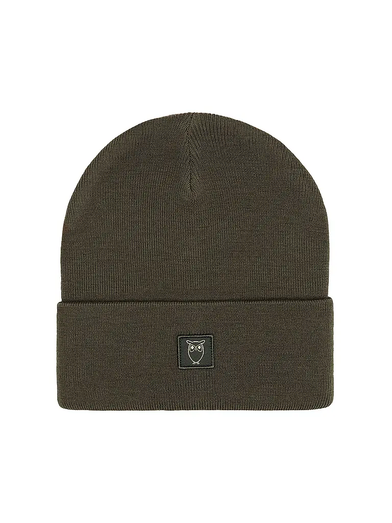KNOWLEDGE COTTON APPAREL | Mütze - Haube  | grün