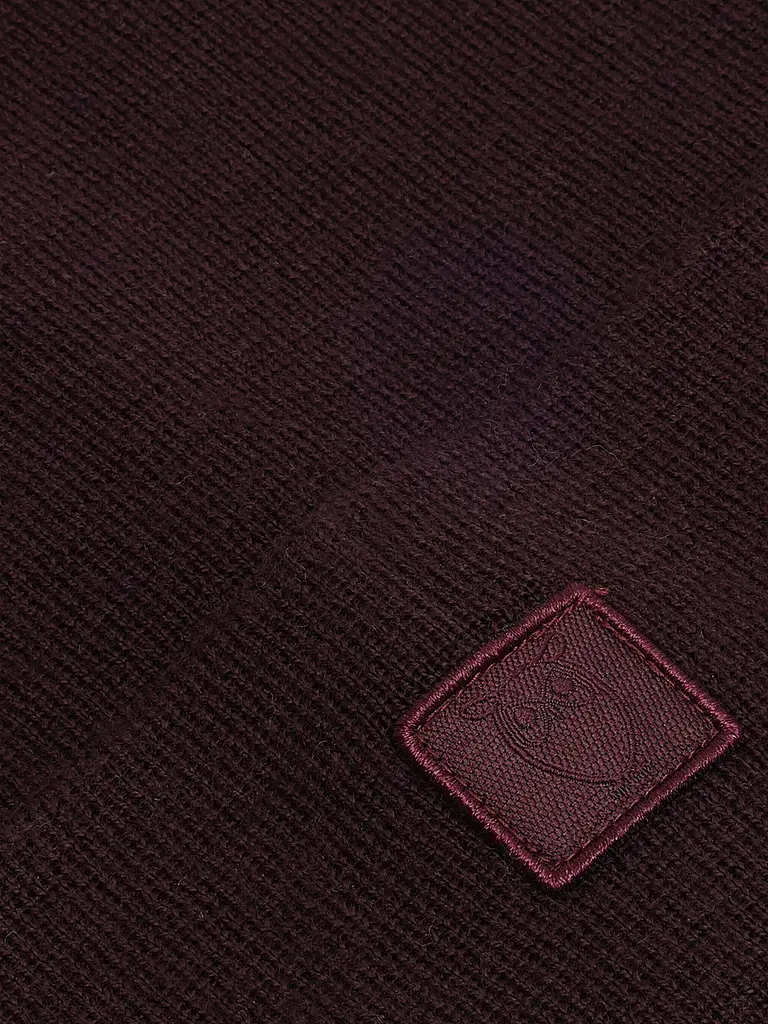 KNOWLEDGE COTTON APPAREL | Mütze - Haube  | dunkelrot