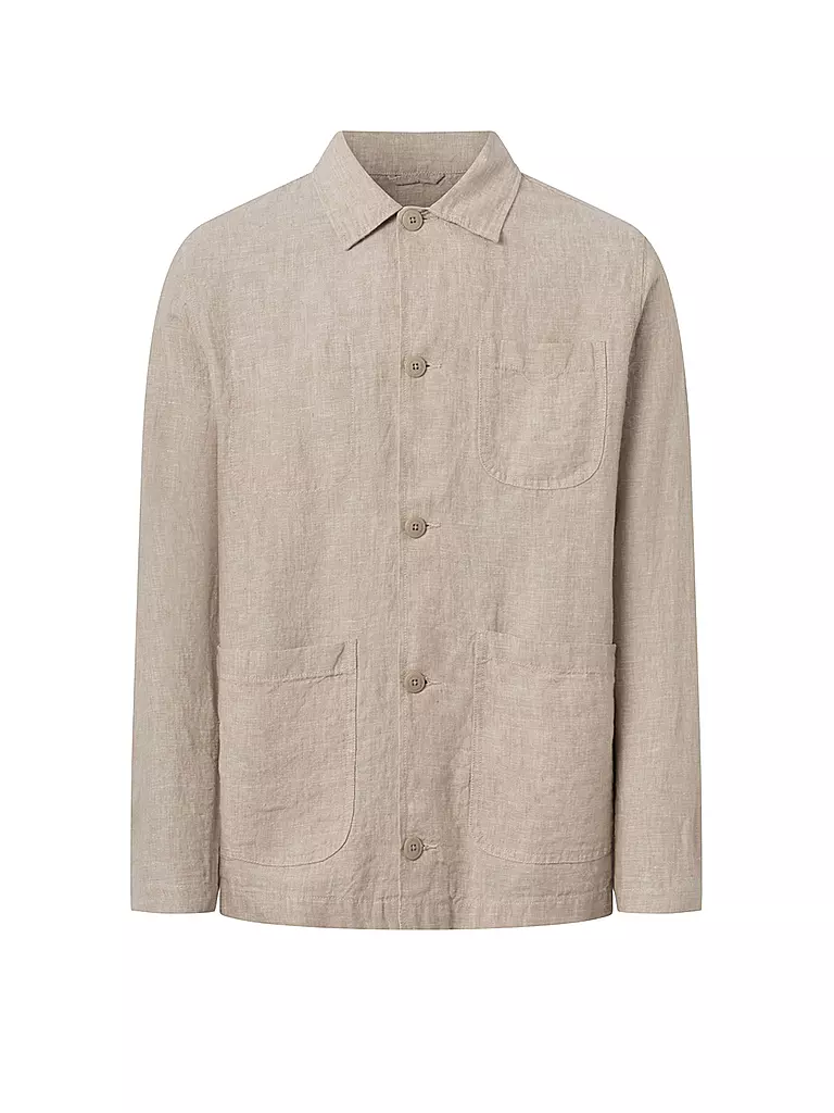 KNOWLEDGE COTTON APPAREL | Overshirt  | beige