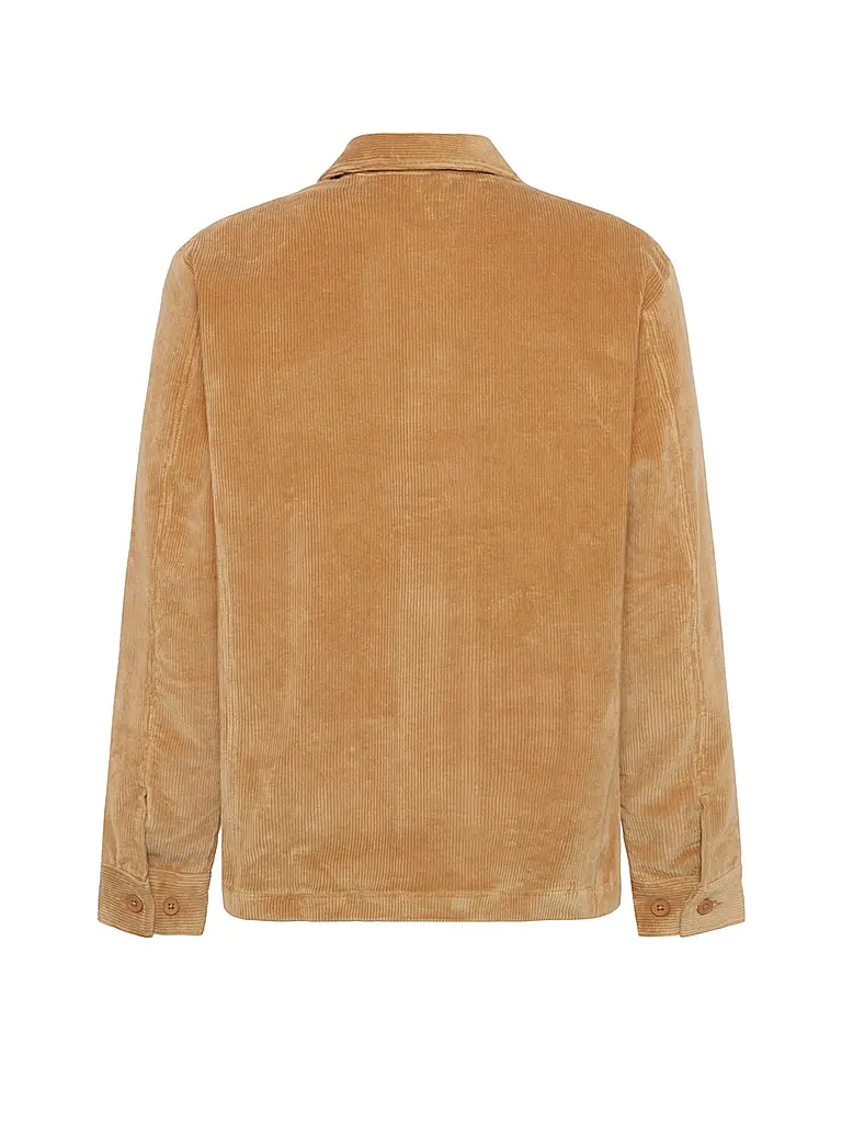 KNOWLEDGE COTTON APPAREL | Overshirt  | camel