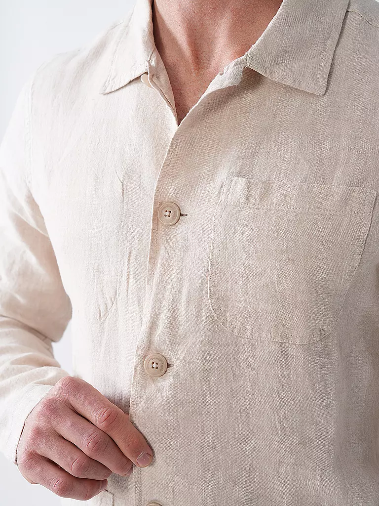 KNOWLEDGE COTTON APPAREL | Overshirt | beige