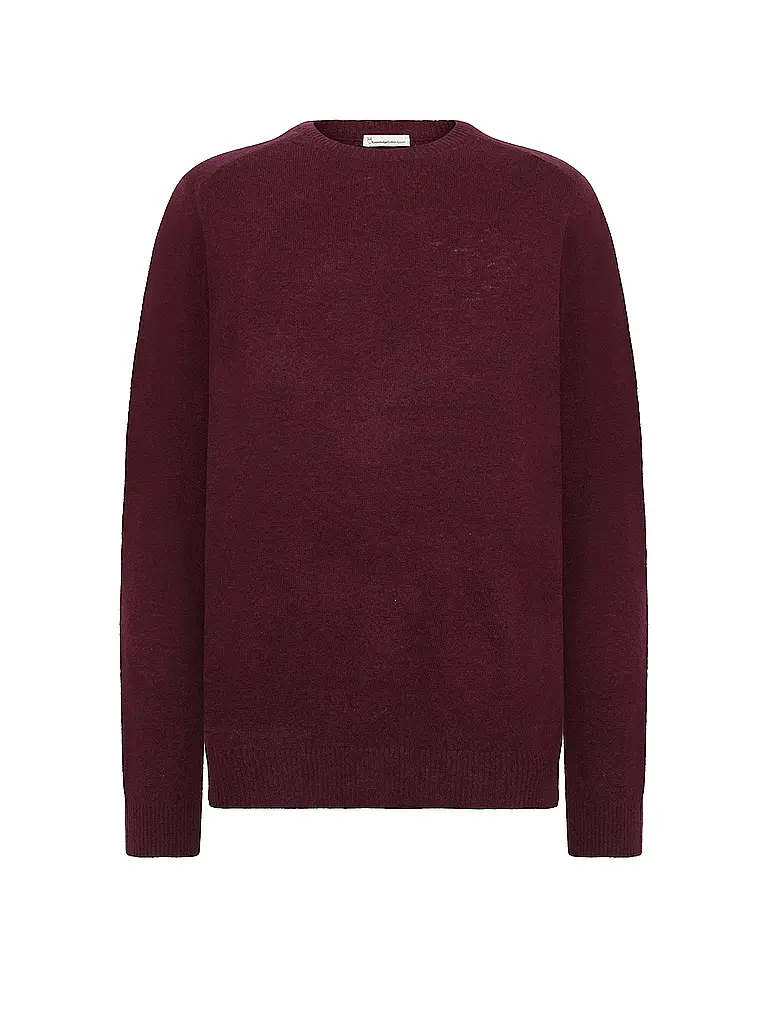 KNOWLEDGE COTTON APPAREL | Pullover  | dunkelrot